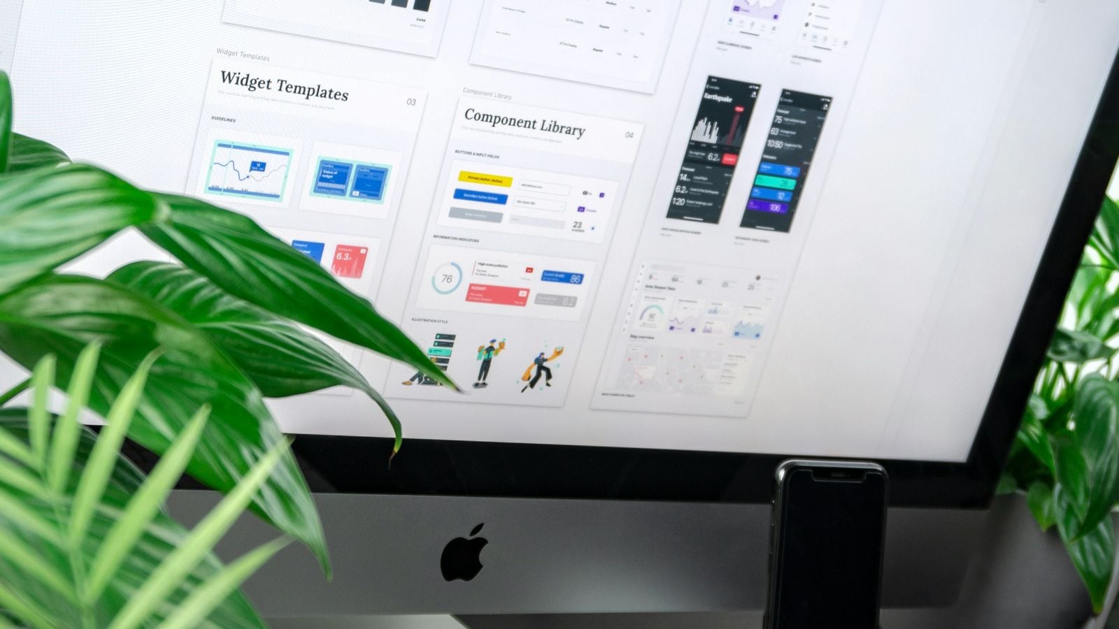 Oberfläche eines Design-Systems